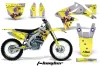 Suzuki RMZ 450 Dirt Bike Graphic Kit - 2008-2016 T Bomber Yellow