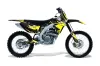 Suzuki RMZ 450 Dirt Bike Graphic Kit - 2008-2016 Tribal Flames Yellow