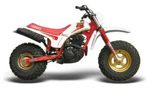 Yamaha BW200 OEM Dirt Bike Graphic Kit - 1986 Big Wheel Red