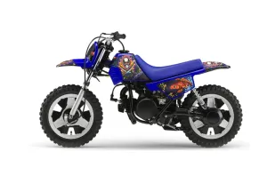 Yamaha PW50 Dirt Bike Graphic Kit - 1990-2022 Ed Hardy - Pirates Blue