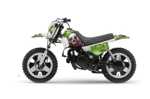 Yamaha PW80 Dirt Bike Graphic Kit - 1996-2006 Bone Collector Green