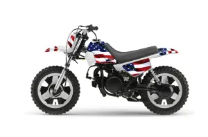 Yamaha PW80 Dirt Bike Graphic Kit - 1996-2006 Stars and Stripes