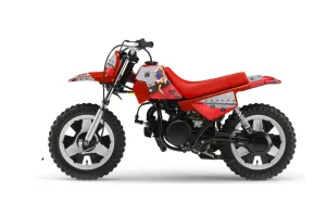 Yamaha PW80 Dirt Bike Graphic Kit - 1996-2006 T Bomber Red