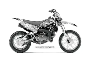 Yamaha TTR110 Dirt Bike Graphic Kit - 2008-2024 Reaper White