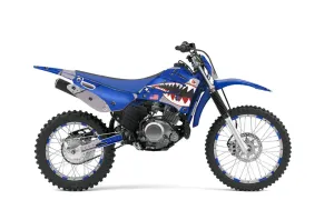 Yamaha TTR125 Dirt Bike Graphic Kit - 2000-2007 P40 Warhawk Blue