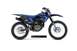 Yamaha TTR230 Dirt Bike Graphic Kit - 2005-2023 Tribal Flames Blue