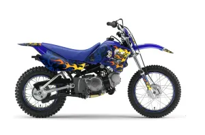 Yamaha TTR90 Dirt Bike Graphic Kit - 2000-2007 Motorhead Blue