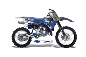 Yamaha WR 250Z Dirt Bike Graphic Kit - 1991-1993 Carbon X Blue