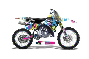 Yamaha WR 250Z Dirt Bike Graphic Kit - 1991-1993 Flashback