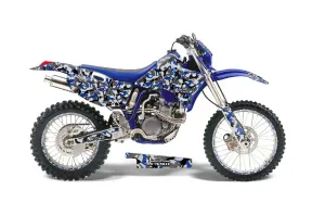 Yamaha WR250 Dirt Bike Graphic Kit - 1998-2002 Urban Camo Blue