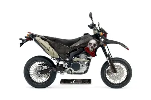 Yamaha WR250 R/X Dirt Bike Graphic Kit - 2007-2020 Bone Collector Black