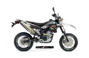 Yamaha WR250 R/X Dirt Bike Graphic Kit - 2007-2020 Mad Hatter White