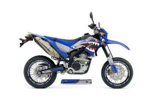 Yamaha WR250 R/X Dirt Bike Graphic Kit - 2007-2020 P40 Warhawk Blue
