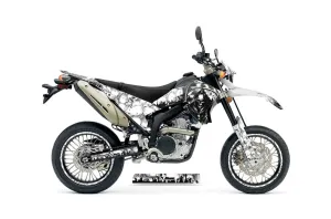 Yamaha WR250 R/X Dirt Bike Graphic Kit - 2007-2020 Reaper White