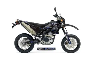 Yamaha WR250 R/X Dirt Bike Graphic Kit - 2007-2020 Toxicity Blue