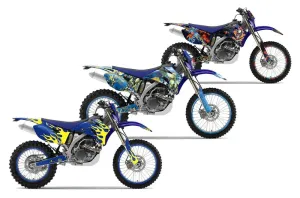 Yamaha WR250F Dirt Bike Custom Graphic Kit - 2007-2014