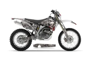 Yamaha WR250F Dirt Bike Graphic Kit - 2007-2014 Bone Collector White