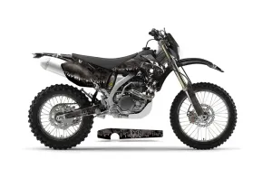 Yamaha WR250F Dirt Bike Graphic Kit - 2007-2014 Reaper Black