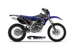 Yamaha WR250F Dirt Bike Graphic Kit - 2007-2014 Toxicity Blue
