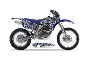 Yamaha WR250F Dirt Bike Graphic Kit - 2007-2014 Urban Camo Blue