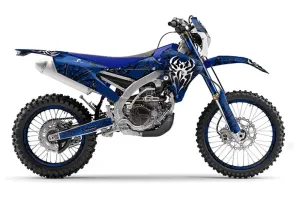 Yamaha WR250F / WR450F Dirt Bike Graphic Kit - 2015-2018 Widow Maker Blue