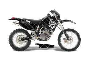 Yamaha WR400 Dirt Bike Graphic Kit - 1998-2002 Silver Star - Reloaded White