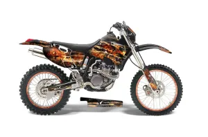 Yamaha WR426F Dirt Bike Graphic Kit - 1998-1999 Firestorm Black