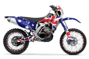 Yamaha WR450F Dirt Bike Graphic Kit - 2007-2011 Aussie