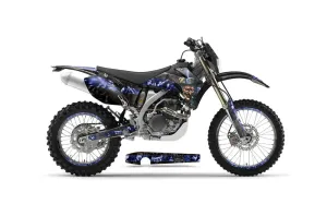 Yamaha WR450F Dirt Bike Graphic Kit - 2007-2011 Mad Hatter Blue