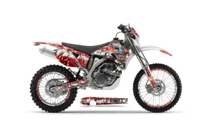 Yamaha WR450F Dirt Bike Graphic Kit - 2007-2011 Mad Hatter Red