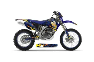 Yamaha WR450F Dirt Bike Graphic Kit - 2007-2011 Motorhead Mandy Blue