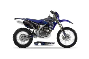 Yamaha WR450F Dirt Bike Graphic Kit - 2007-2011 Toxicity Blue