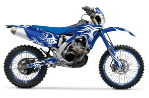 Yamaha WR450F Dirt Bike Graphic Kit - 2007-2011 Tribe Blue