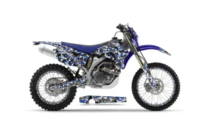 Yamaha WR450F Dirt Bike Graphic Kit - 2007-2011 Urban Camo Blue