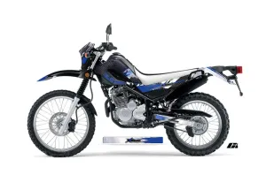 Yamaha XT250X Dirt Bike Graphic Kit - 2006-2018 Carbon X Blue