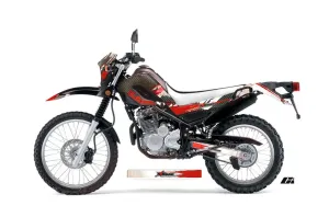 Yamaha XT250X Dirt Bike Graphic Kit - 2006-2018 Carbon X Red