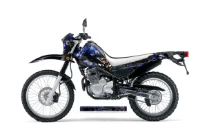 Yamaha XT250X Dirt Bike Graphic Kit - 2006-2018 Mad Hatter Blue