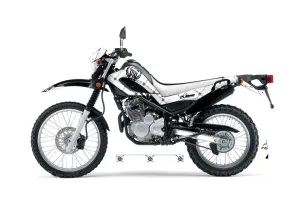 Yamaha XT250X Dirt Bike Graphic Kit - 2006-2018 Silver Star - Reloaded White
