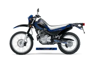 Yamaha XT250X Dirt Bike Graphic Kit - 2006-2018 Widow Maker Blue