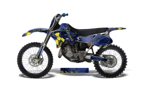 Yamaha YZ125 2 Stroke Dirt Bike Graphic Kit - 1993-1995 Meltdown Blue