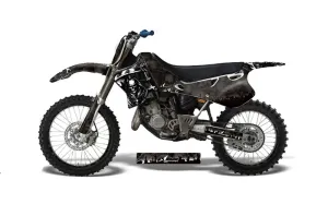 Yamaha YZ125 2 Stroke Dirt Bike Graphic Kit - 1993-1995 Reaper Black