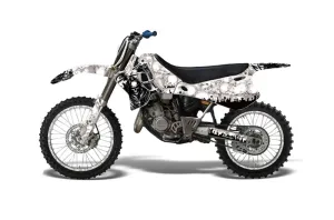 Yamaha YZ125 2 Stroke Dirt Bike Graphic Kit - 1993-1995 Reaper White