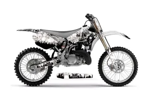 Yamaha YZ125 2 Stroke Dirt Bike Graphic Kit - 2002-2014 Reaper White