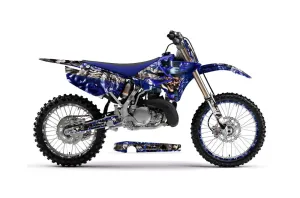 Yamaha YZ125 Dirt Bike Graphic Kit - 2002-2014 Mad Hatter Blue