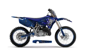 Yamaha YZ125 Dirt Bike Graphic Kit - 2002-2014 Widow Maker Blue