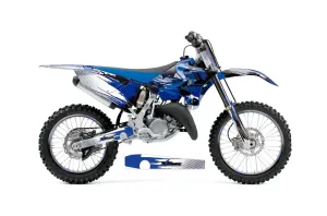Yamaha YZ125 Dirt Bike Graphic Kit - 2015-2021 Carbon X Blue