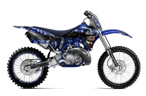 Yamaha YZ250 2 Stroke Dirt Bike Graphic Kit - 1996-2001 Mad Hatter Black