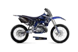 Yamaha YZ250 2 Stroke Dirt Bike Graphic Kit - 1996-2001 Toxicity Blue
