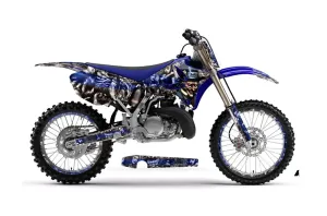 Yamaha YZ250 2 Stroke Dirt Bike Graphic Kit - 2002-2014 Mad Hatter Black