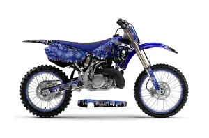 Yamaha YZ250 2 Stroke Dirt Bike Graphic Kit - 2002-2014 Reaper Blue